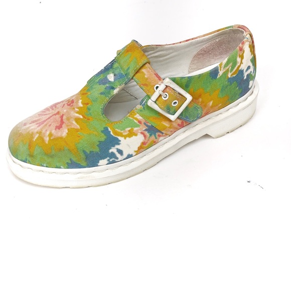 Dr. Martens Shoes - DR MARTENS Polley T-Bar  Mary Jane floral size 8